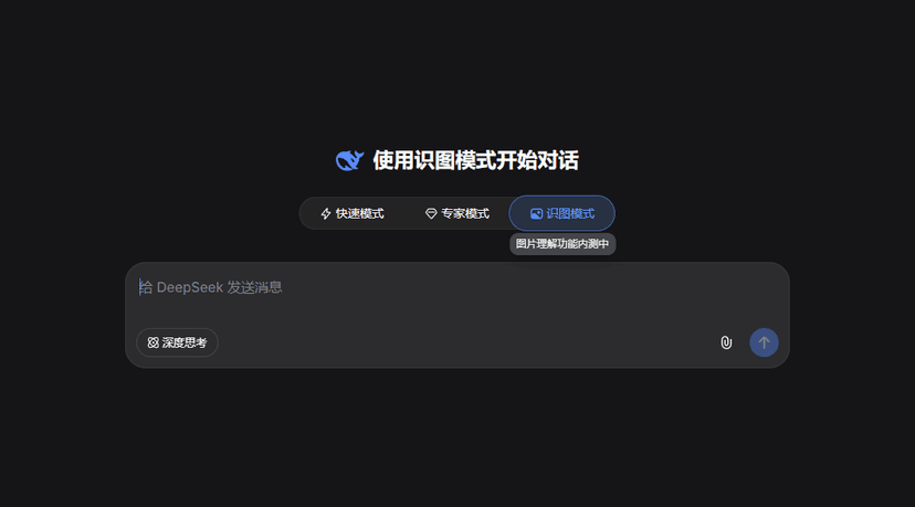 震惊！Deepseek网页端惊现识图模式！预告